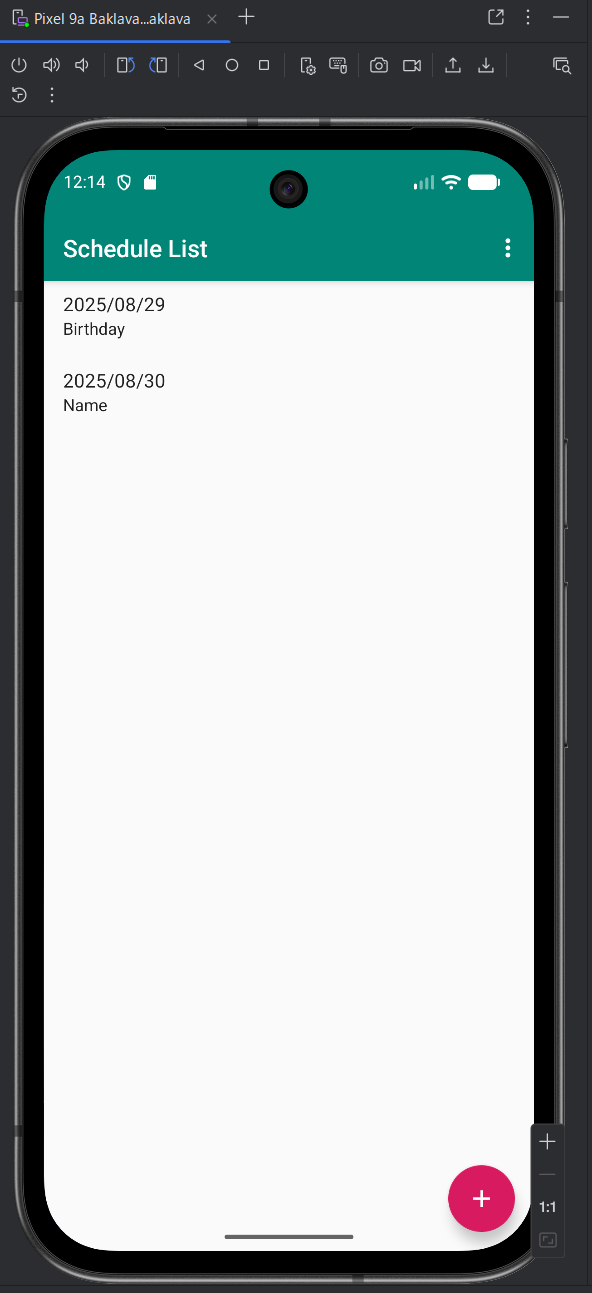 MyScheduler