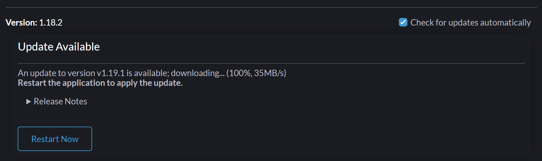 Update