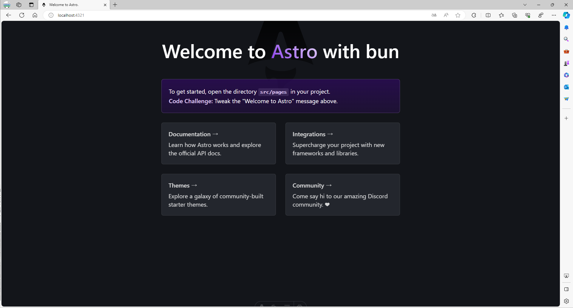 Astro Starter