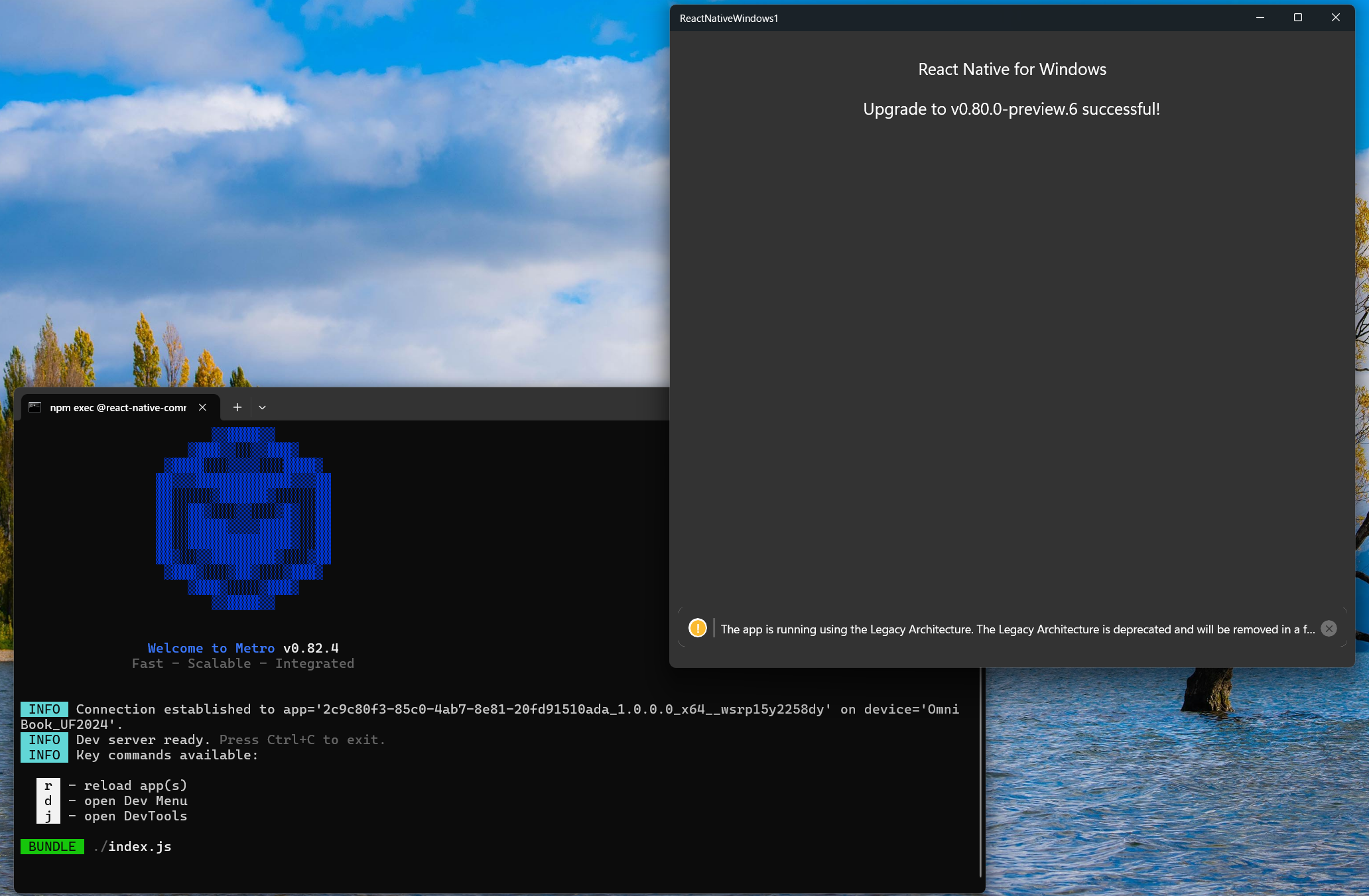 React Native Windows 0.80.0-preview.6