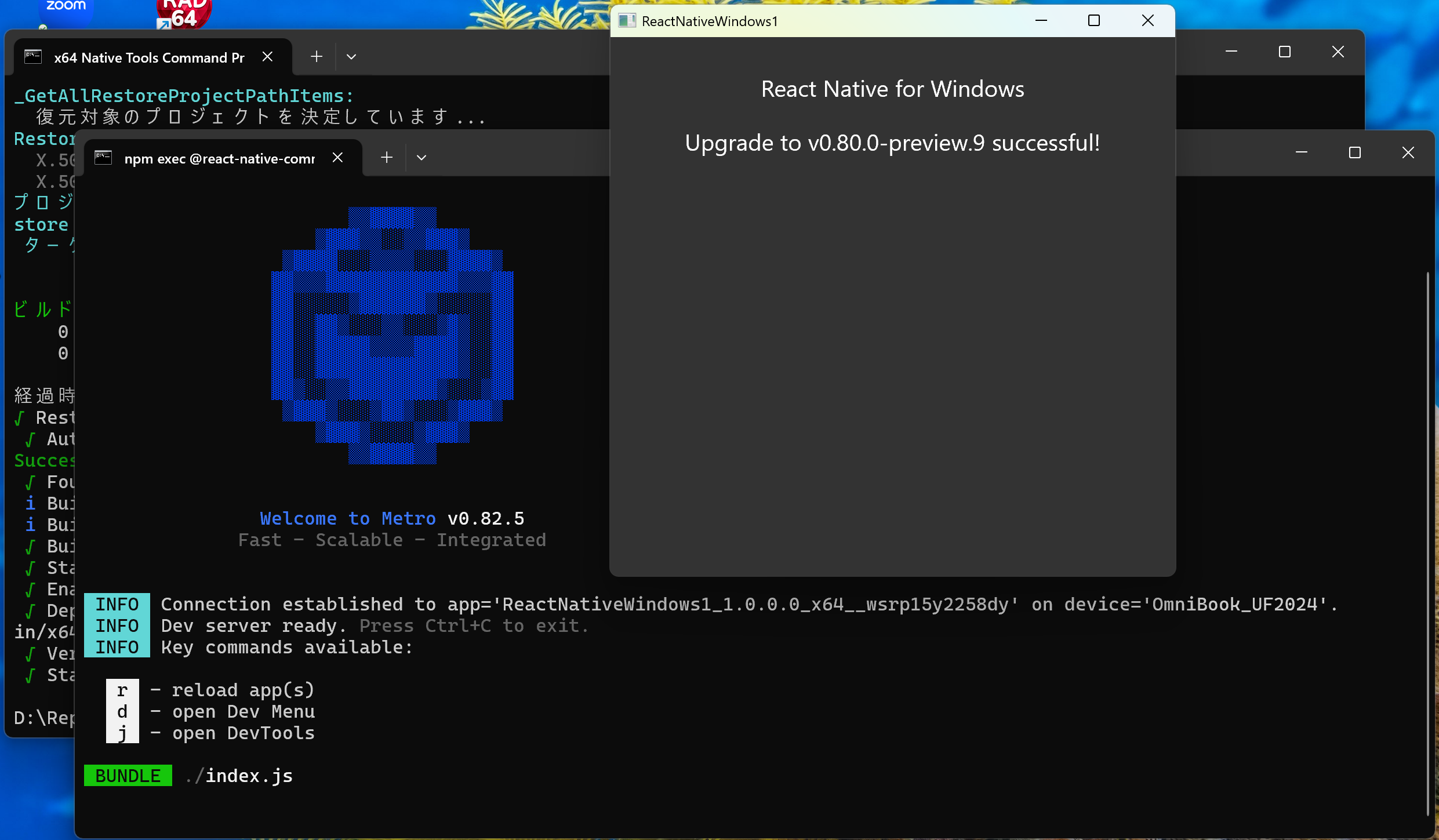 React Native Windows 0.80.0-preview.9