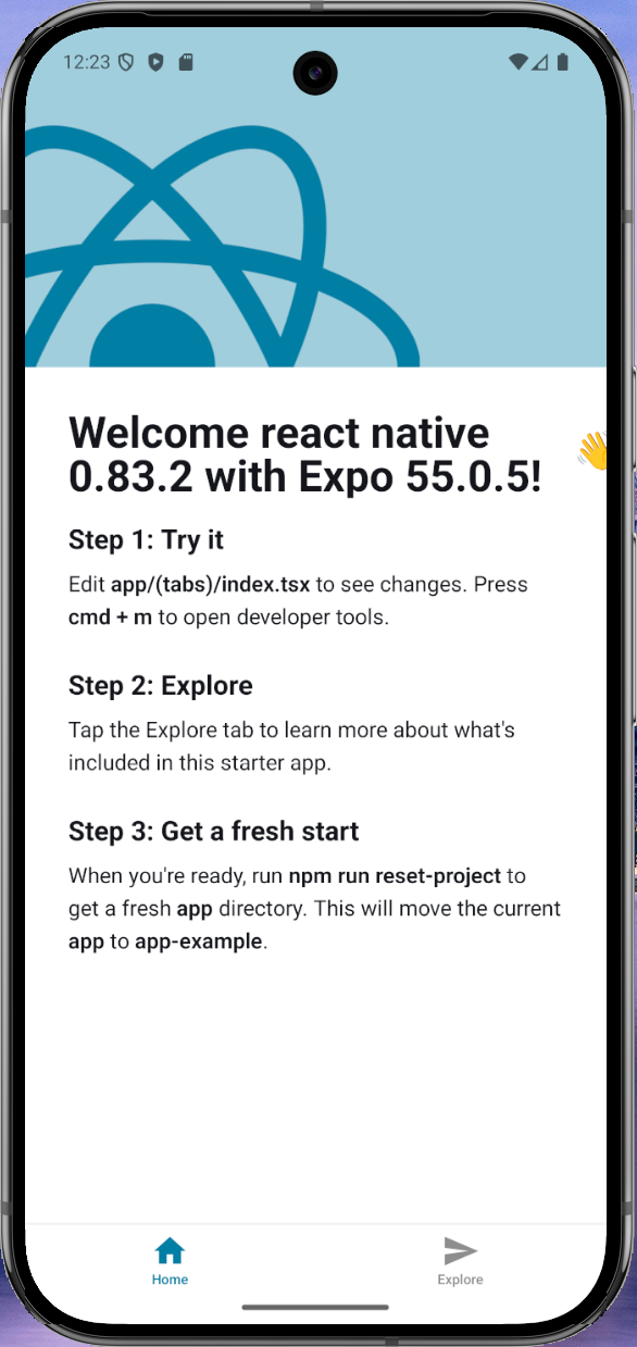 React Native 0.83.2 Android