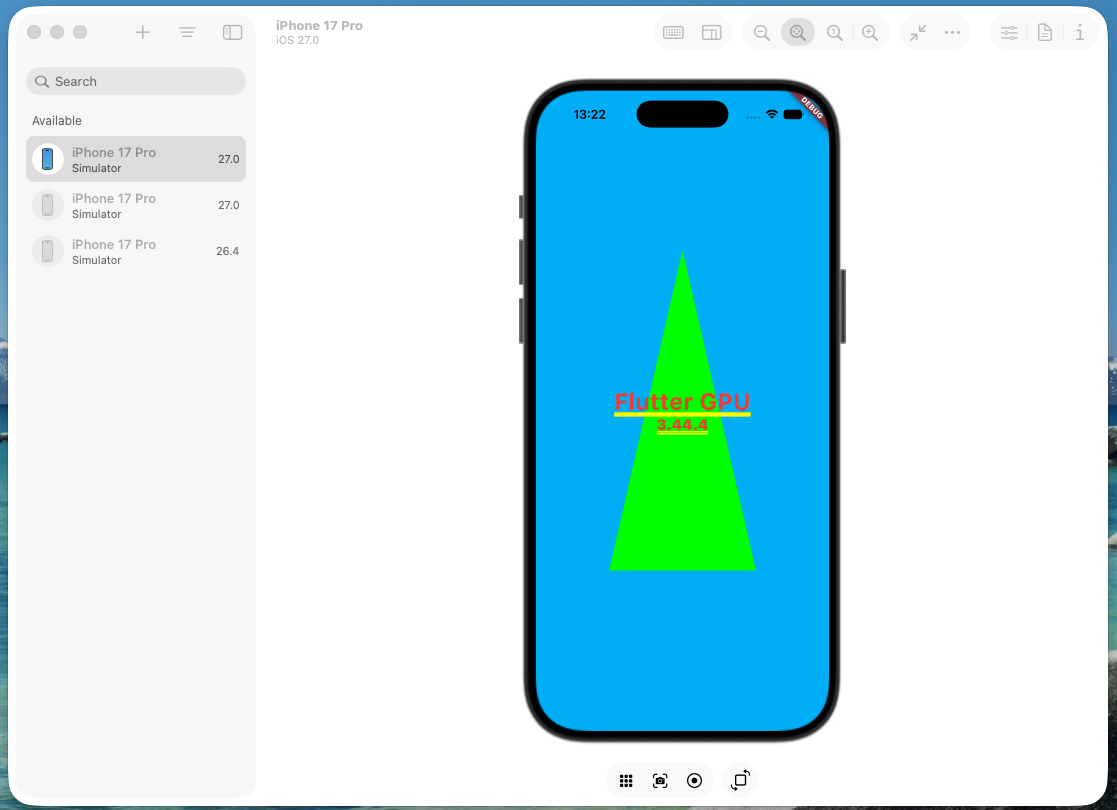 gpu on iOS 27.0 Beta